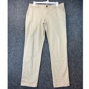 Tommy Hilfiger Chino Pants Stretch Cotton Blend Womens 8 Khaki Tan PreLoved